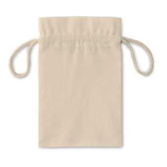 TASKE SMALL Small Cotton draw cord bag Fawn
