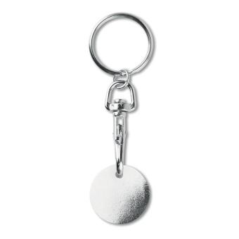 TOKENRING Key ring token (€uro token) White