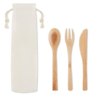 SETBOO Besteck-Set Bambus Beige