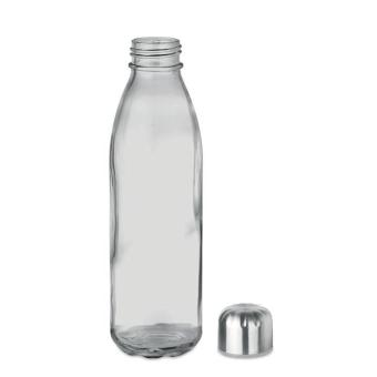 ASPEN GLASS Glas Trinkflasche 650ml Transparent grau