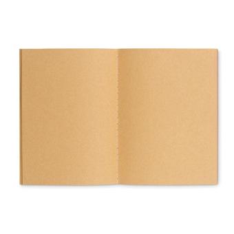 MINI PAPER BOOK DIN A6 Notizbuch mit Pappcover Beige