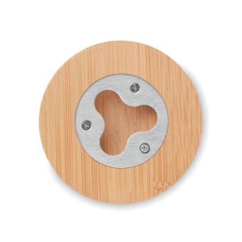 DAKAI Bamboo bottle opener/ coaster Timber