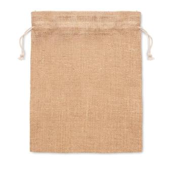 JUTE MEDIUM Medium jute gift bag 25 x 32cm Fawn