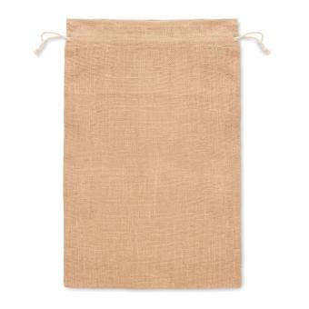 JUTE LARGE Large jute gift bag 30x47 cm Fawn