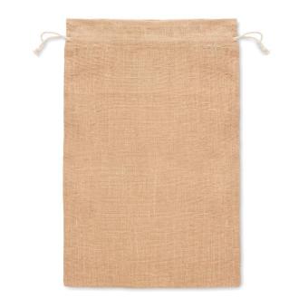 JUTE LARGE Large jute gift bag 30x47 cm Fawn