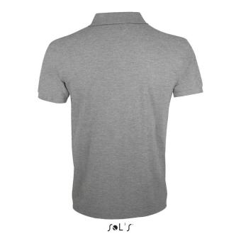 PRIME MEN POLYCOTTON POLO, Grey melange Grey melange | L