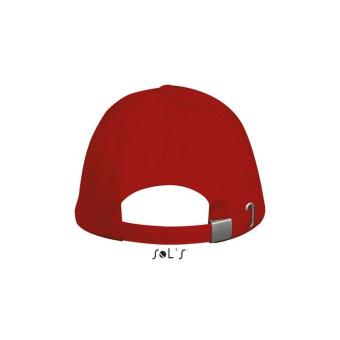 LONG BEACH FIVE PANEL CAP, rot Rot | M