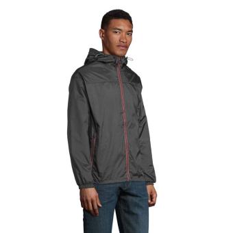 SKATE LINED WINDBREAKER, dark grey Dark grey | XS