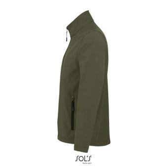 RACE MEN SOFTSHELL ZIP, dark green Dark green | L