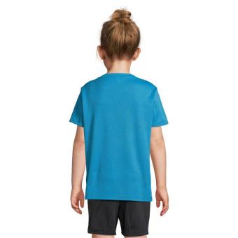 SPRINT KIDS .PRINT KIDS SPORTS T-SHIRT, aqua Aqua | L