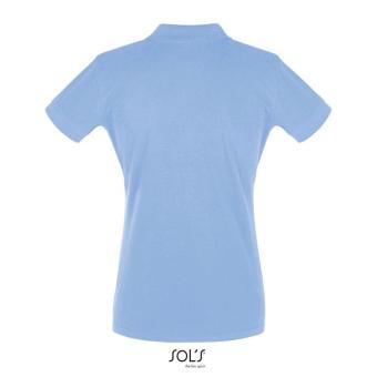 PERFECT WOMEN POLO 180, Himmelblaues Piqué Himmelblaues Piqué | M