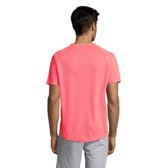 SPORTY MEN T-Shirt, Neon coral Neon coral | XXS