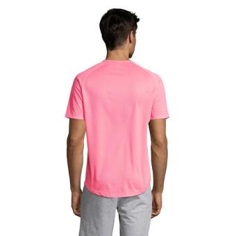 SPORTY MEN T-Shirt, Neonrosa Neonrosa | XXS