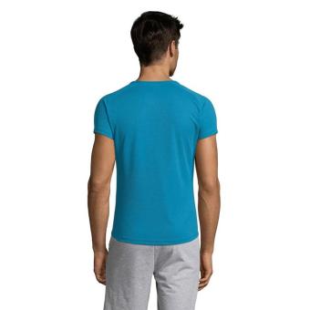 SPORTY MEN T-Shirt, Aqua Aqua | XXS