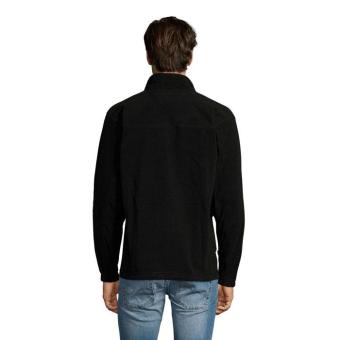 NORTH MEN Fleece-Jacke, schwarz Schwarz | XS