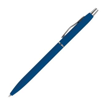 Rubber coated ball pen Aztec blue
