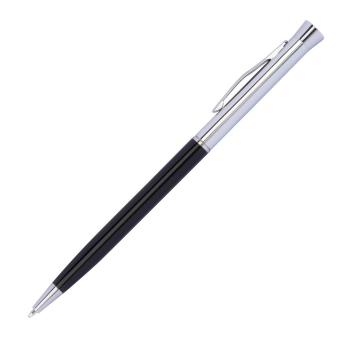 Slim metal ballpoint pen Black