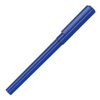 Plastic rollerball pen with ink Aztec blue