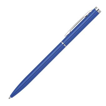 Elegant metal ball pen slim line Aztec blue