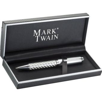 Mark Twain ball pen in carbon design Convoy grey