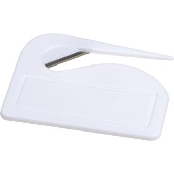 Paper knife with metal blade White
