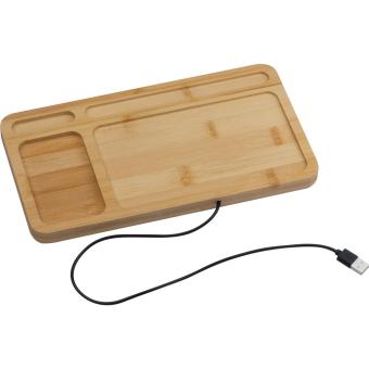 Wireless charging desk pad Fawn