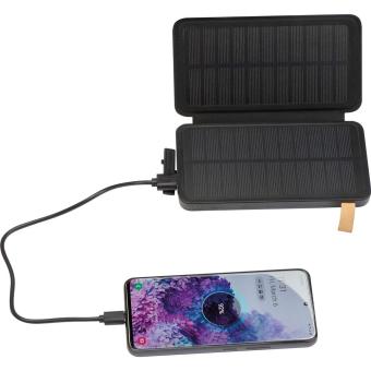 Solar powerbank 8,000 mAh Black