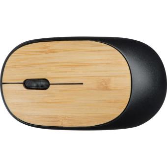 Bamboo computer mouse Black