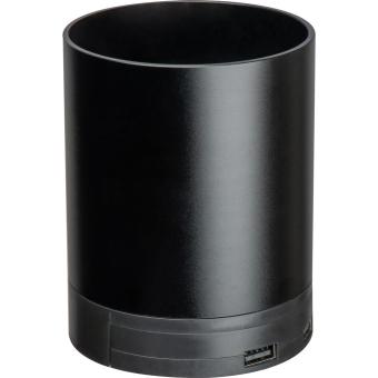 Recycled aluminium pen holder Black