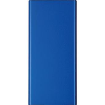 powerbank made from recycled aluminium 10.000 mAh Aztec blue