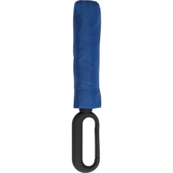 Pocket umbrella with carabiner handle Aztec blue