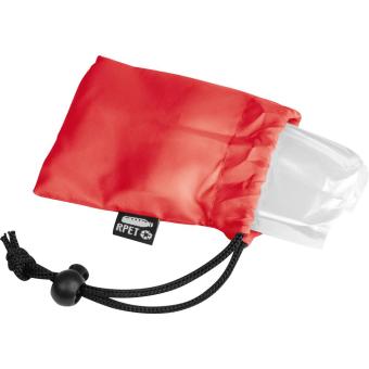 Rain poncho made from PET GEORG Red