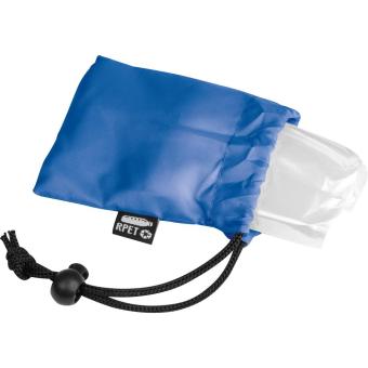 Rain poncho made from PET GEORG Aztec blue