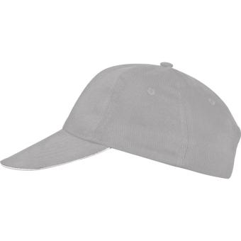 6-panel sandwich baseball cap Convoy grey