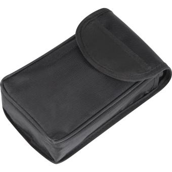 Fernglass in Etui Schwarz