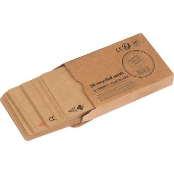 Spielkarten (52 Blatt + Joker) Beige