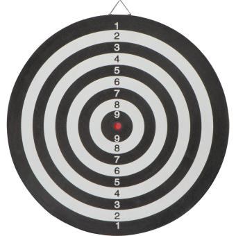 Dartscheibe mit Pfeilen Mehrfarbig