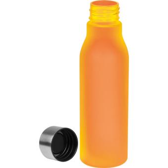 Plastic drinking bottle Orange