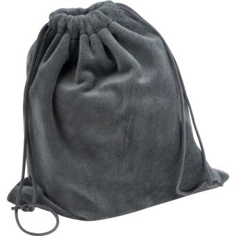 Reiseset Nackenkissen, Schlafbrille, Wäschebeutel Grau