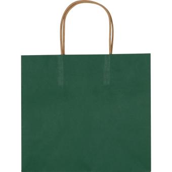 Recycelte Papiertasche klein Grün