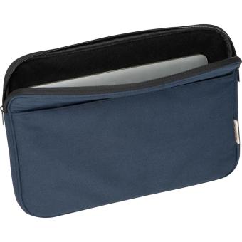 Laptoptasche aus recycelter Baumwolle Dunkelblau