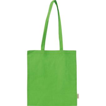Einkaufstasche aus recycelter Baumwolle und RPET Apfelgrün