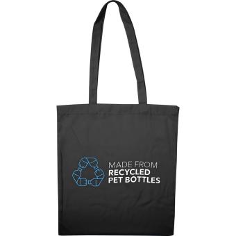 Einkaufstasche aus recycelten Kunststoffen Schwarz