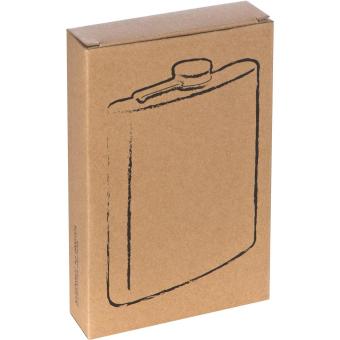 Stainless metal hip flask Convoy grey