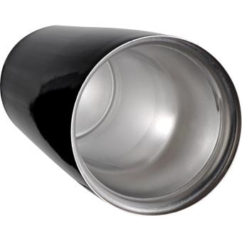 Isolierbecher aus Edelstahl, 400ml Schwarz