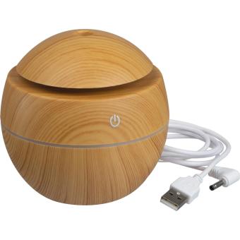 Aroma humidifier with color changing LED light Brown