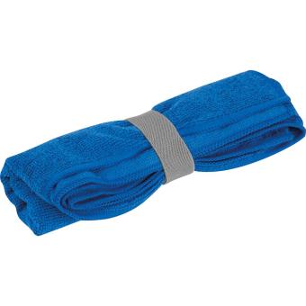 Mikrofaser Handtuch mit Gummiband Blau