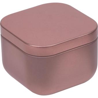 Candle in a metal tin Copper