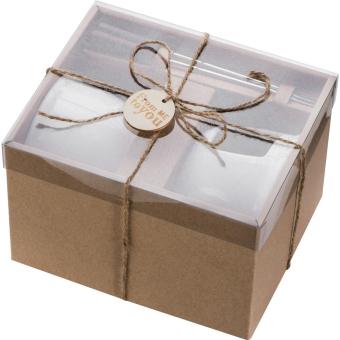 Chocolate fondue set White