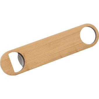 Bamboo-metal bottle opener Fawn